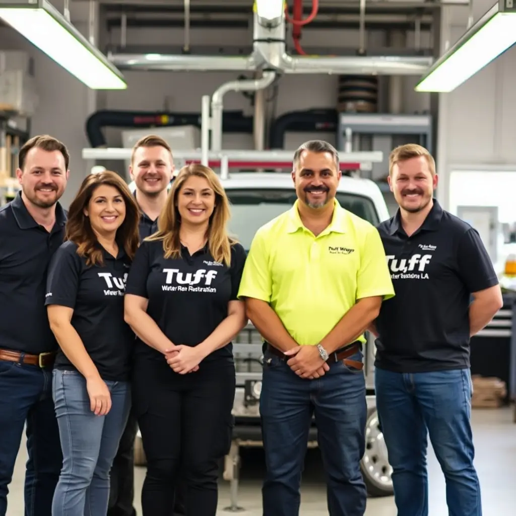 photo of the tuff water damage restoration la team